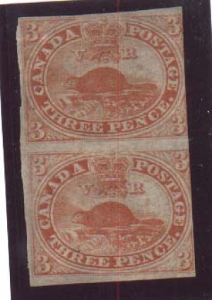 Canada #4d Mint Pair  **With Certificate**