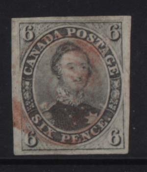 Canada #5 Superb Used Gem With Red Cancel