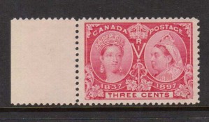 Canada #53 XF/NH Margin Copy  **With Certificate**