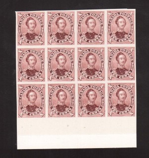 Canada #17TCi XF Proof Block Of 12 India On Card