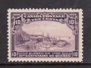 Canada #101 VF+/NH **With Certificate**