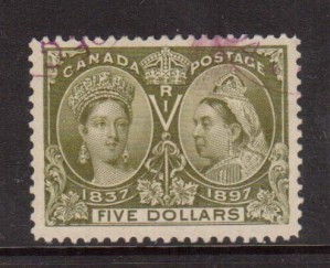 Canada #65 Used Superb Gem  **With Certificate**