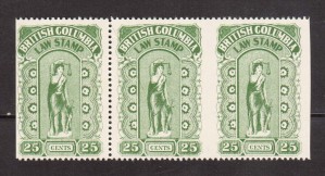 Van Dam #BCL23a VF/NH Imperf Between Pair