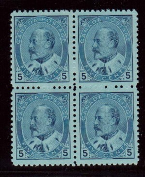 Canada #91 XF/NH Gem Block  **With Certificate**