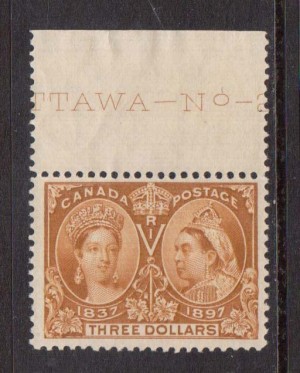 Canada #63 VF/NH Imprint single  **With Certificate**