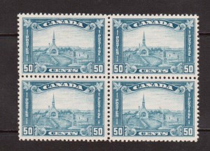 Canada #176i XF Mint Block  **With Certificate**