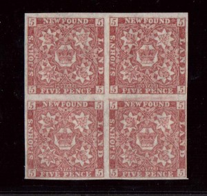 Newfoundland #19a VF/NH Block  **With Certificate**