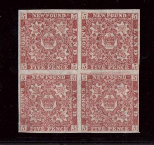 Newfoundland #19a VF/NH Block  **With Certificate**