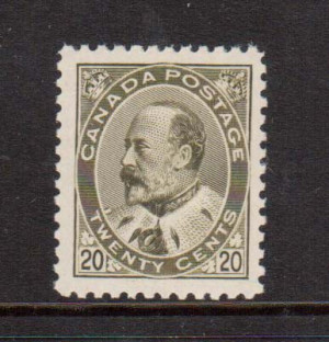 Canada #94 XF/NH **With Certificate**