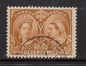 Canada #63 XF Used Huge Margin Gem  **With Certificate**