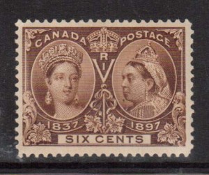 Canada #55 XF/NH Gem  **With Certificate**