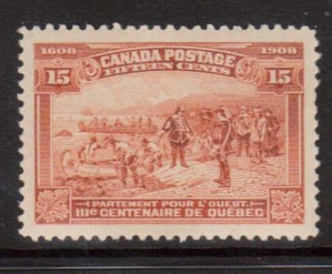 Canada #102 XF/NH Gem  **With Certificate**