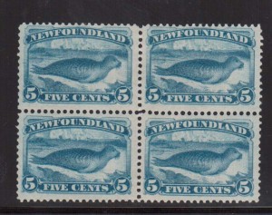 Newfoundland #53 VF Mint Block  **With Certificate**