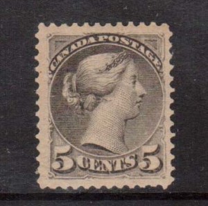 Canada #42 VF/NH **With Certificate**