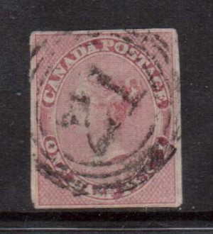 Canada #8b Used **With Certificate**