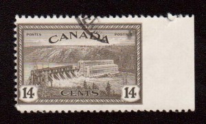 Canada #270ii Used Imperf At Right Margin