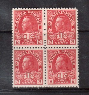 Canada #MR3a XF/NH Block **With Certificate**