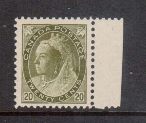Canada #84 VF/NH Margin Copy **With Certificate**