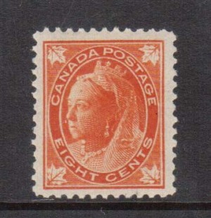 Canada #72 XF/NH **With Certificate**