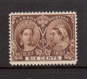 Canada #55 VF+/NH **With Certificate**