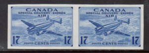 Canada #CE2a XF/NH Imperf Pair **With Certificate**