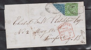 Nova Scotia #3a & #4 VF Used Bisect On Cover **With Certificate**