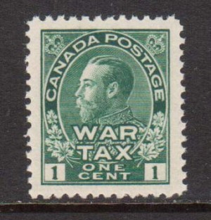 Canada #MR1 XF/NH Gem **With Certificate**