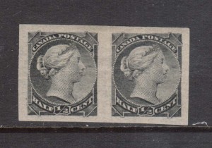 Canada #21a,vii Mint Pair **With Certificate**