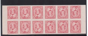 Canada #90bc XF Mint Tete Beche Imperf Pane Of 12 **With Certificate**