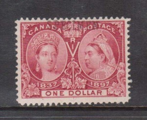 Canada #61s VF Mint With Shifted Specimen Overprint **With Cert.**