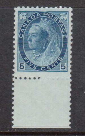 Canada #79b XF/NH Gem Margin Copy **With Certificate**