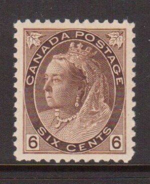 Canada #80 XF/NH Gem **With Certificate**