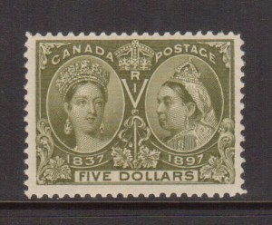 Canada #65 VF/NH **With Certificate**