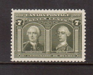 Canada #100 VF+/NH **With Certificate**
