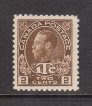 Canada #MR4a VF/NH Die 1 Wet Printing **With Certificate**