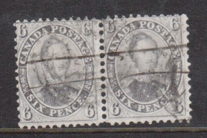 Canada #13 Used Pair **With Certificate**