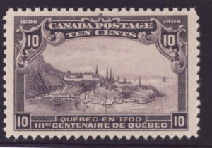 Canada #101 XF/NH With Huge Margins  **With Certificate**