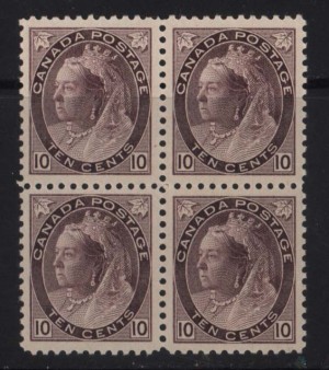 Canada #83 NH Mint Superb Block  **With Cert.**