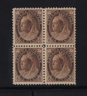 Canada #80 VF/NH Showpiece Block Of Four