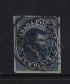 Canada #7a Used With March 4 1859 Cancel