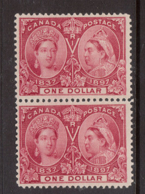 Canada #61 VF Mint Pair **With Certificate**