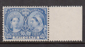 Canada #60 XF/NH Gem **With Certificate**