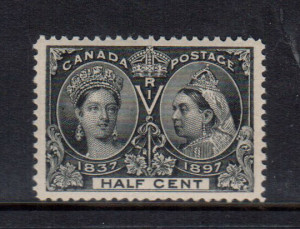Canada #50 VF+/NH **With Certificate**