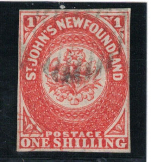 Newfoundland #9 Used Fine+ With Light Cancel **With Certificate**