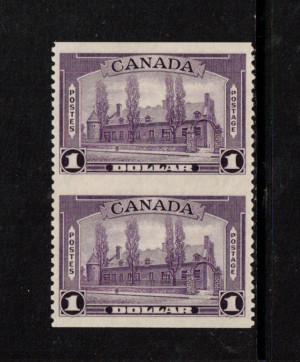 Canada #245a XF/NH Imperf Pair **With Certificate**