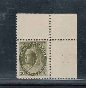 Canada #84 XF/NH Gem Sheet Margin Example **With Certificate**
