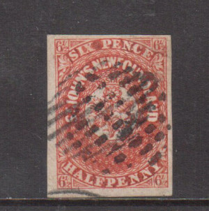 Newfoundland #7 VF Used **With Certificate**