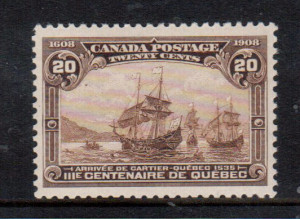 Canada #103 XF/NH Gem **With Certificate**