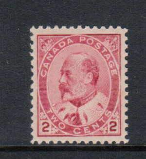 Canada #90e XF/NH Type 1 **With Certificate**