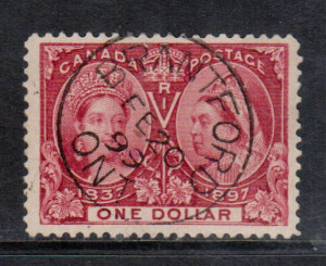 Canada #61 XF Used CDS Gem With Ideal Feb 20 1899 Brantford Cancel
